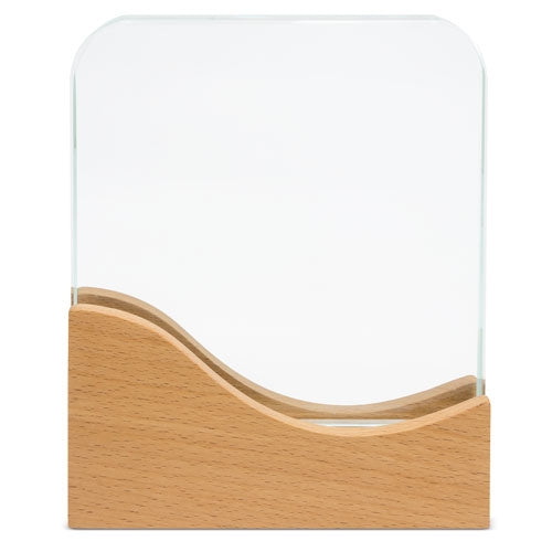 Trofeo Cuadrado con Madera