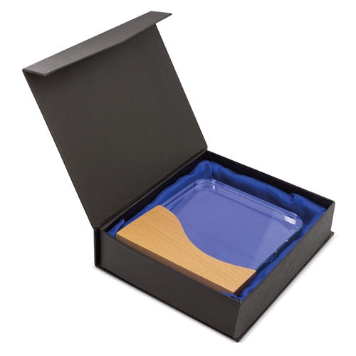 Trofeo Cuadrado con Madera