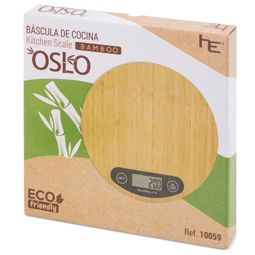 Bascula De Cocina Bambu