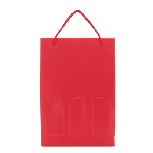 Caja De Cartón Luxe 3 Pcs Rojo