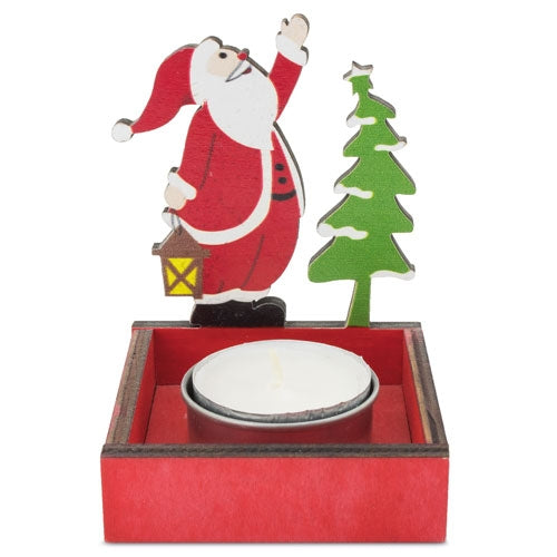 Portavelas Santa Klaus