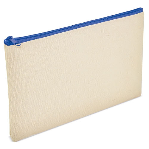 Neceser De Algodón Canvas Azul