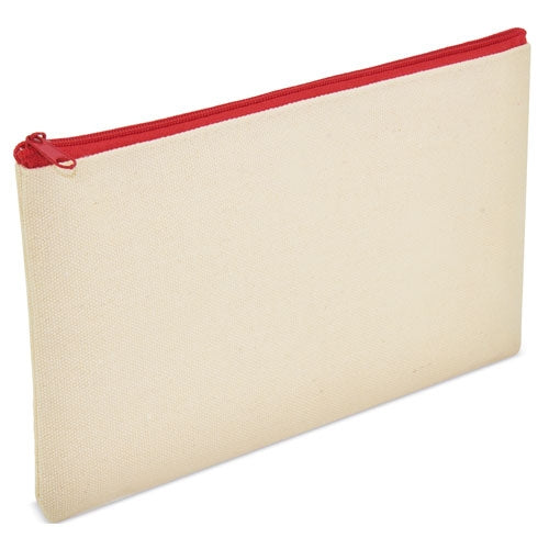 Neceser De Algodón Canvas Rojo