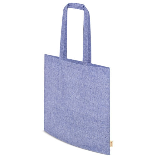 Bolsa De Algodón Reciclado Azul