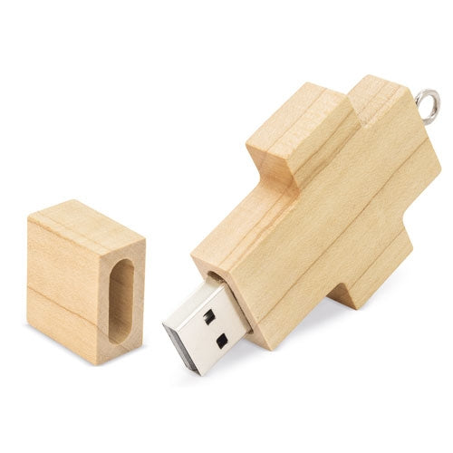 Usb Cruz De Bambú 32Gb "Holy"