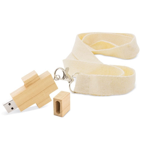 Usb Cruz De Bambú 32Gb "Holy"