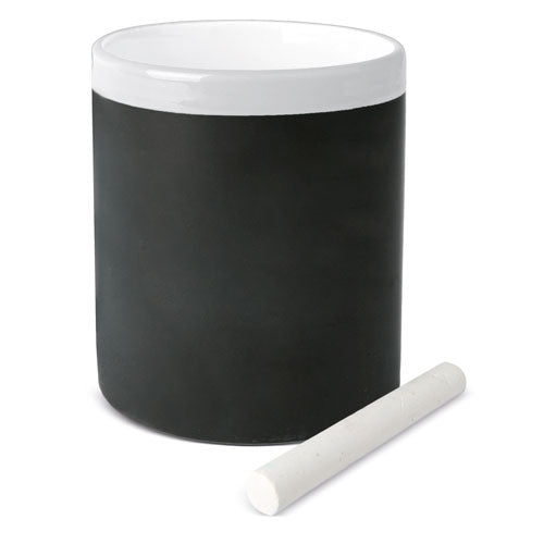 Portalapicero De Cerámica Pizarra Blanco