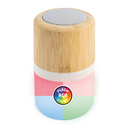 Altavoz Luminoso De Bambú