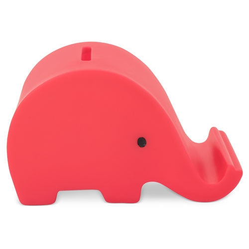 Hucha Portamovil Rojo