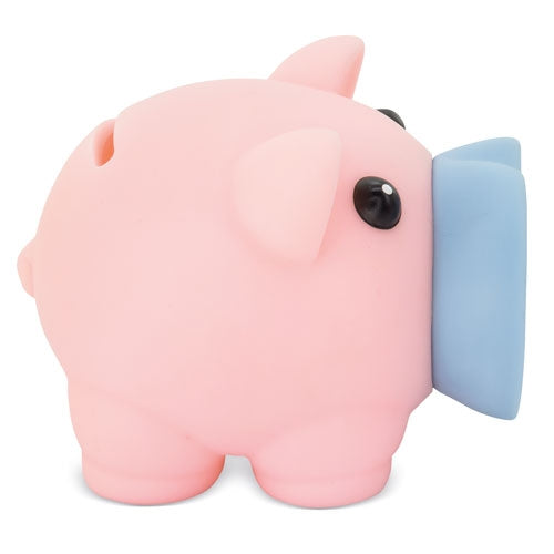 Hucha Cerdito Rosa Celeste