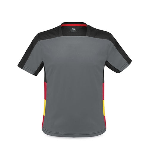 Camiseta Tenis Dry&Fresh Niño Gris Negro