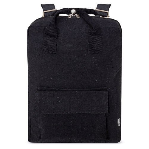 Mochila De Algodón Reciclado Negro