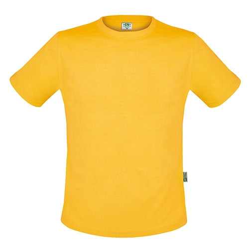 Camiseta De Algodón 160G Amarillo - Talla S