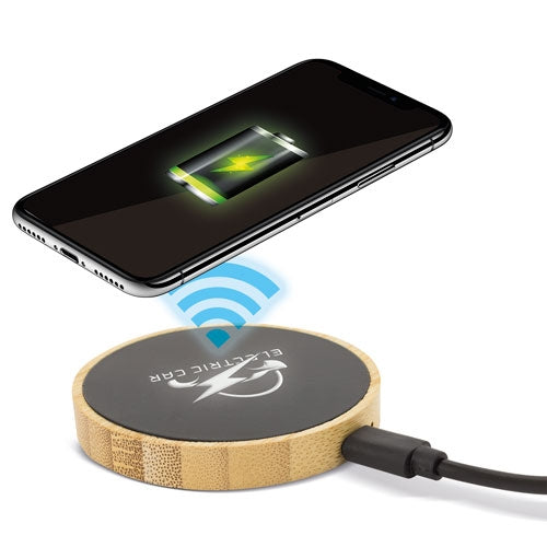 Cargador Inalambrico De Bambú