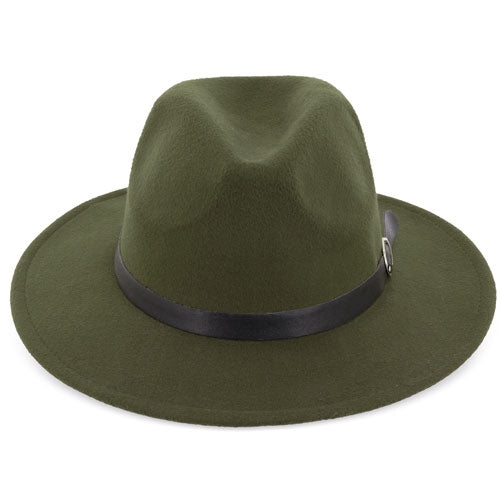 Sombrero Lana-Poliéster Verde Oliva