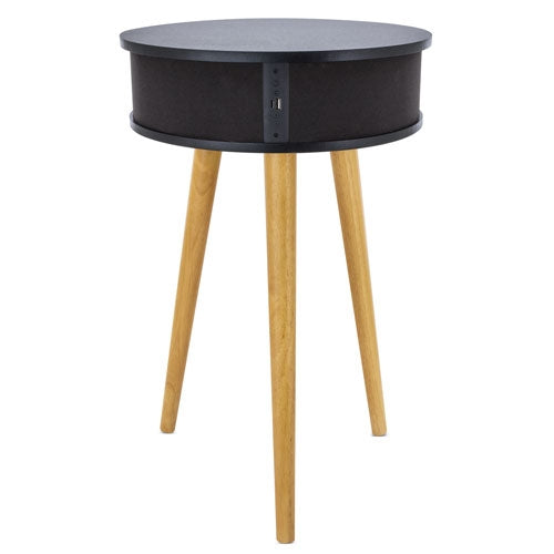 Mesa Altavoz Bluetooth Con Carga Inalámbrica Negro