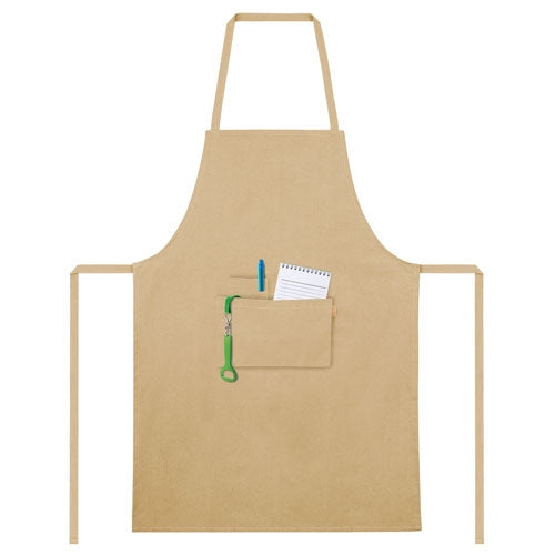 Delantal Algodón Reciclado 180 G Marron