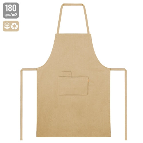 Delantal Algodón Reciclado 180 G Marron