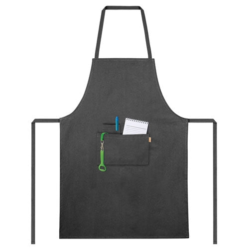 Delantal Algodón Reciclado 180 G Plomo