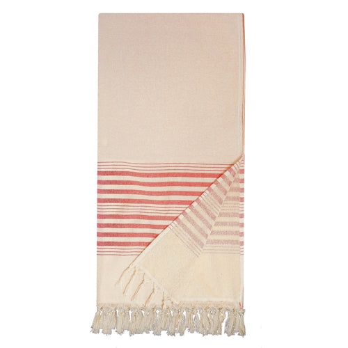 Toalla Pareo Rizo Rojo