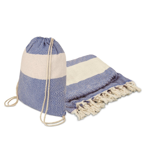 Toalla Pareo Mochila Azul