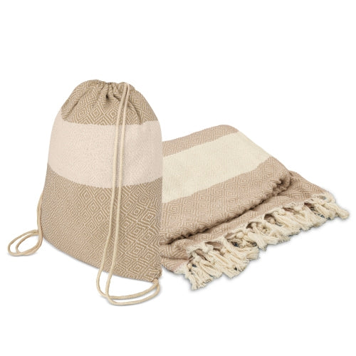 Toalla Pareo Mochila Beige