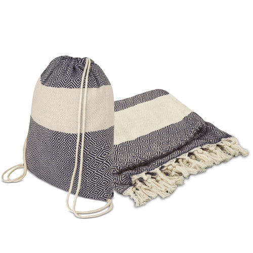 Toalla Pareo Mochila Marino