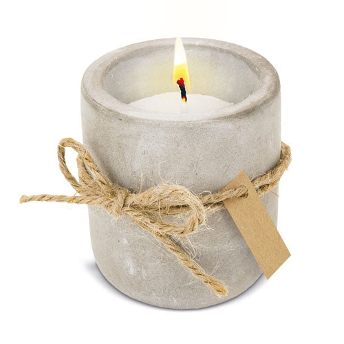 Vela Aromática Ecocemento Blanco