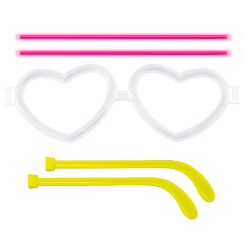 Set Gafas De Neon "Luv"