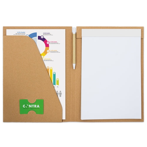 Carpeta Con Bloc Y Boligrafo Eco