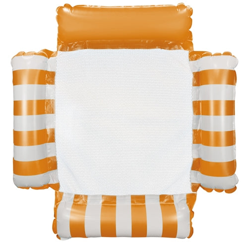 Colchoneta Hinchable Blanco Naranja