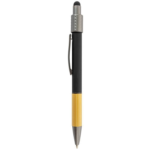 Boligrafo Antiestrés Giratorio Con Touch Negro