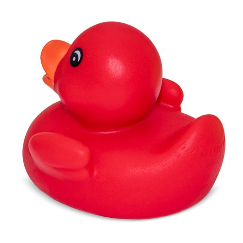 Patito De Goma Color Rojo