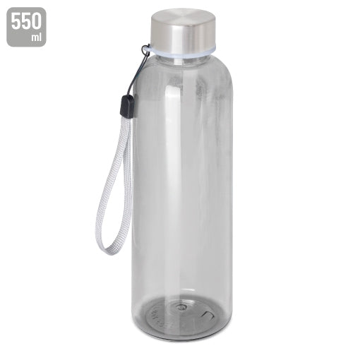 Botella 550Ml Gris Transparente Rpet