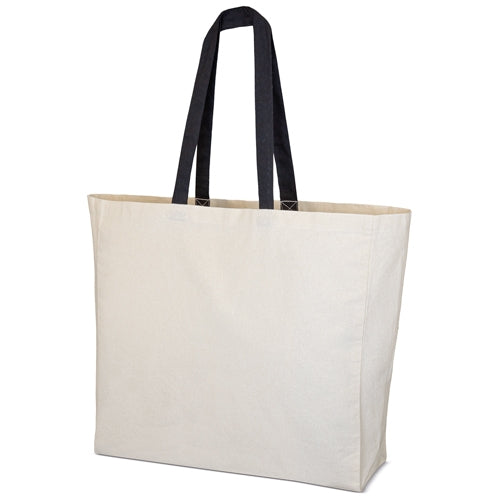 Bolsa de Algodón Asas en Negro