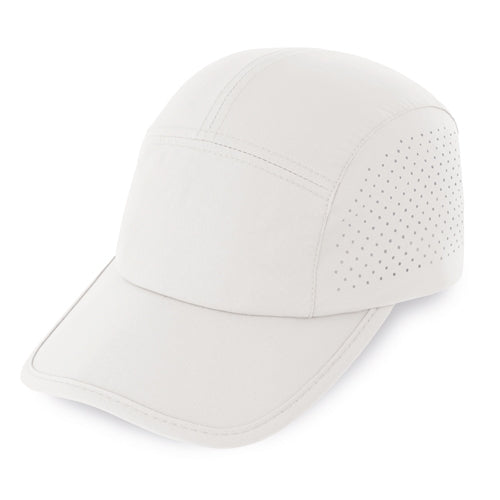 Gorra Deportiva Elástica y Plegable Blanca
