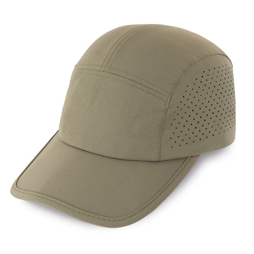 Gorra Deportiva Elástica y Plegable Caqui