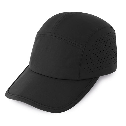 Gorra Deportiva Elástica y Plegable Negra
