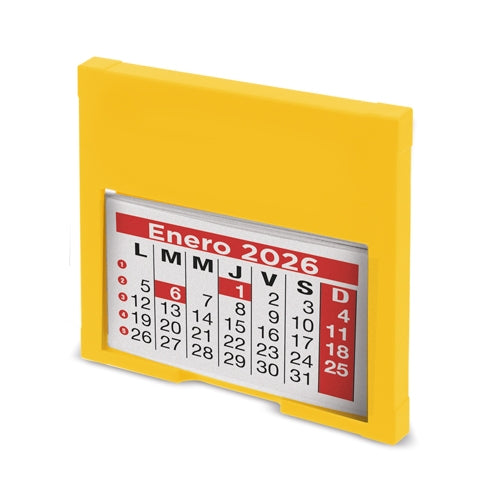 Calendario Coche Amarillo