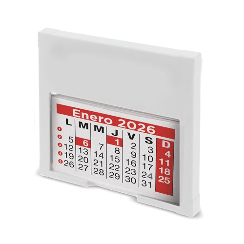 Calendario Coche Blanco