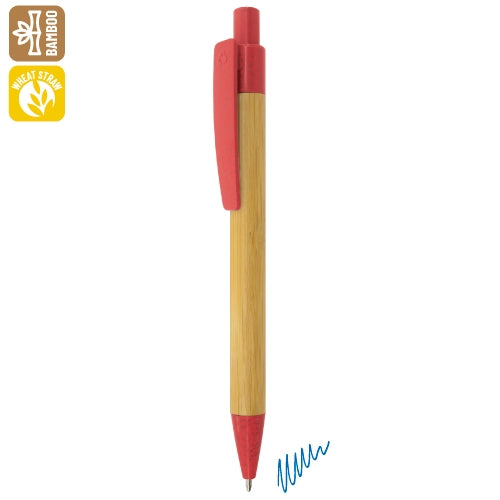 Boligrafo De Bambu Y Fibra De Trigo "Terry"