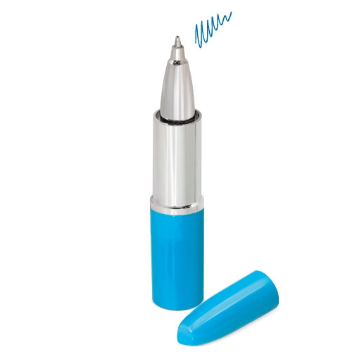 Boligrafo Forma Pintalabios Azul