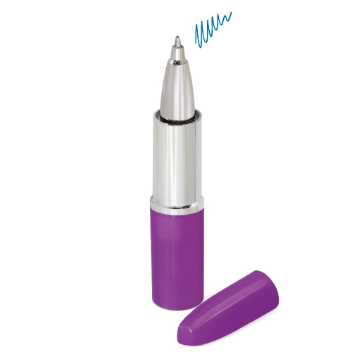 Boligrafo Forma Pintalabios Lila