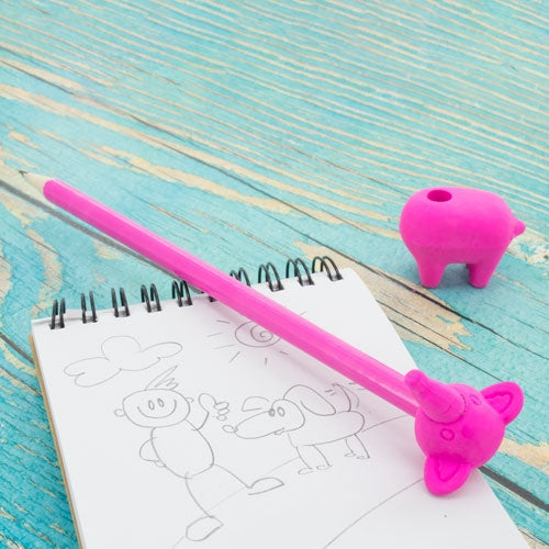 Set Lapices Con Goma Elephant(Pack 4 Pcs)