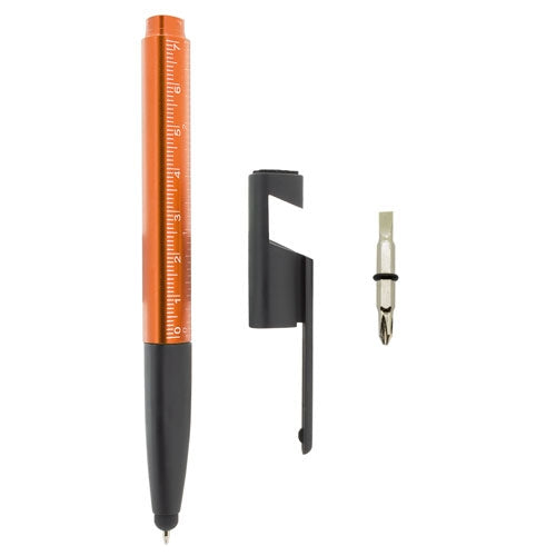 Boligrafo Touch 7 Funciones Naranja