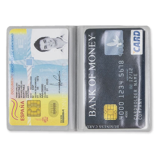 Portatarjetas Doble Plata