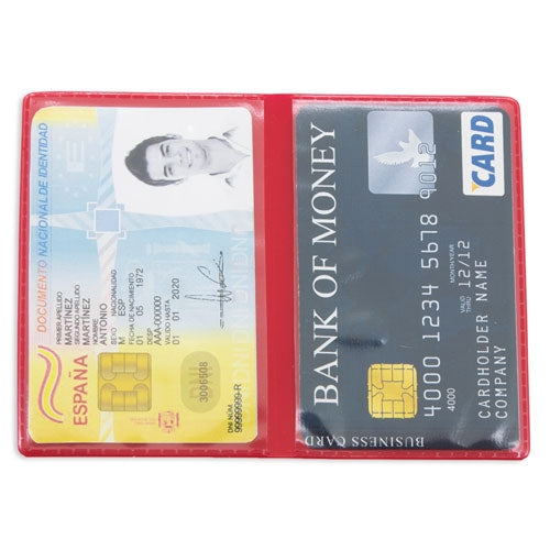 Portatarjetas Doble Rojo