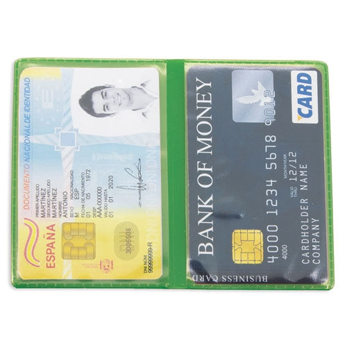 Portatarjetas Doble Verde