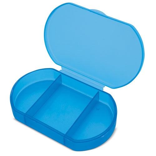 Pastillero De Bolsillo Azul