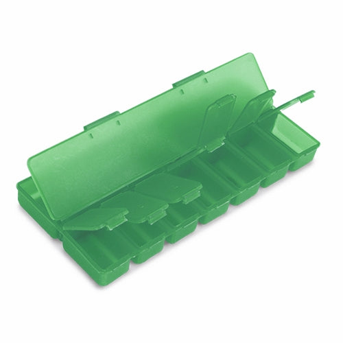 Pastillero 8 Compartimentos Verde